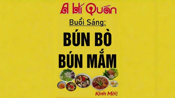 A Hí Quán - Bún Bò & Bún Mắm - Nguyễn Khuyến