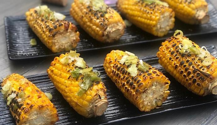 Bắp Nướng Mỡ Hành Tý Ty - Ăn Vặt - Lê Đức Thọ