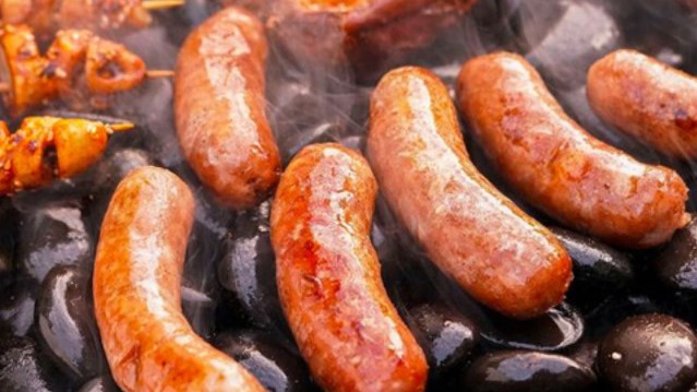 Lạp Xưởng Nướng Đá - Ăn Vặt Việt Linh Foods - Cách Mạng Tháng 8