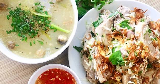Cháo Gà & Gỏi Vịt, Cơm - Sanh Râu