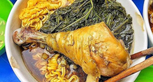 Mì Gà Tần & Chân Gà Lắc - Quán Ăn Đêm Sen - Chợ Gạo