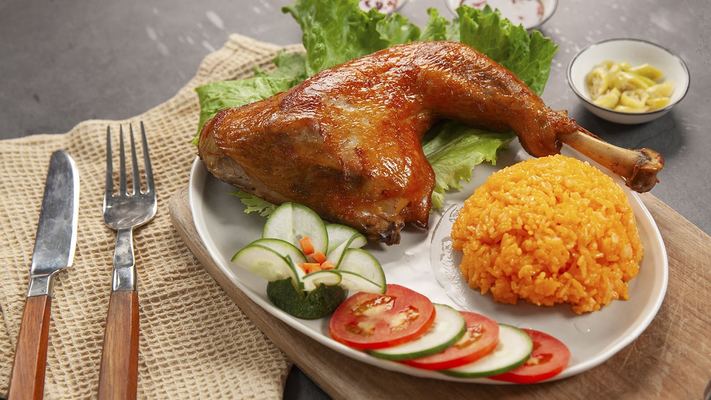 Cơm Gà Xối Mỡ An Tâm