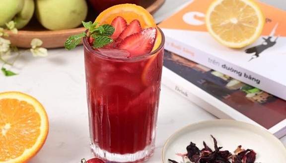 Try Hard Coffee - Trà Chanh, Ô Long Cam Đào Dâu Tây & Sữa Chua Dưa Lưới