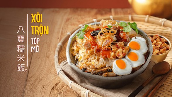 Trộn Tóp Mỡ Lòng Đào Nhà Kim