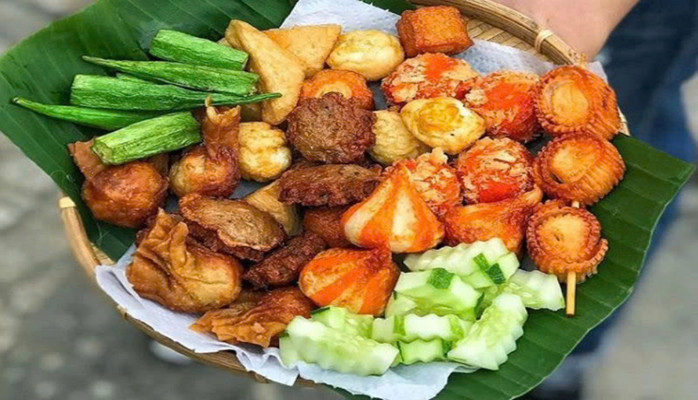 Cá Viên Heo Xinh - Hột Gà Nướng & Bắp Xào