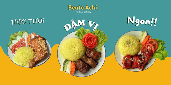 Bento Achi - Cơm Gà Xối Mỡ & Xối Mắm Tỏi - Chùa Hà