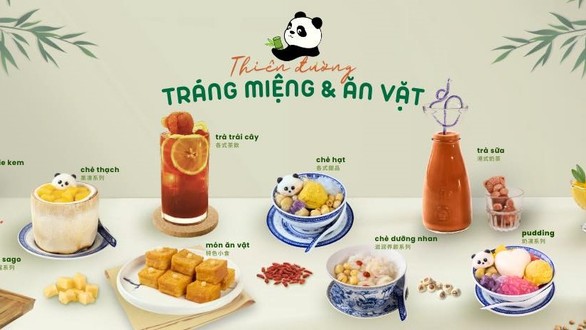 Panda Fa Fa - Chè & Tráng Miệng Người Hoa - 95 Hậu Giang