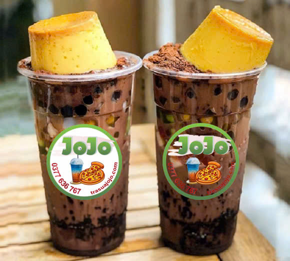 Quán JoJo - Trà Sữa Nguyên Kem, Trà Trái Cây & Milo Dầm Bánh Flan - 59 Hàm Nghi