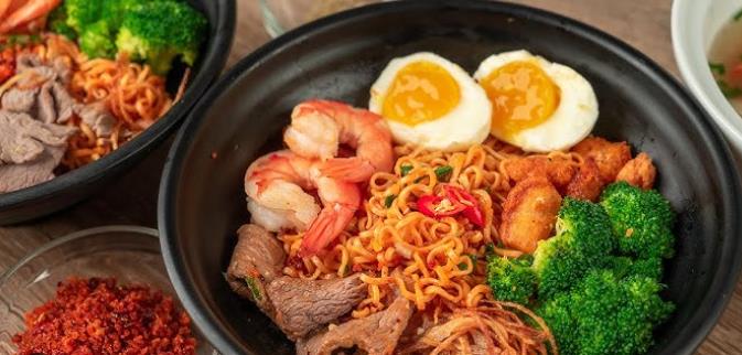 Mì Trộn Indomie - Mì Tương Đen - Ăn Vặt Bà Ngoại