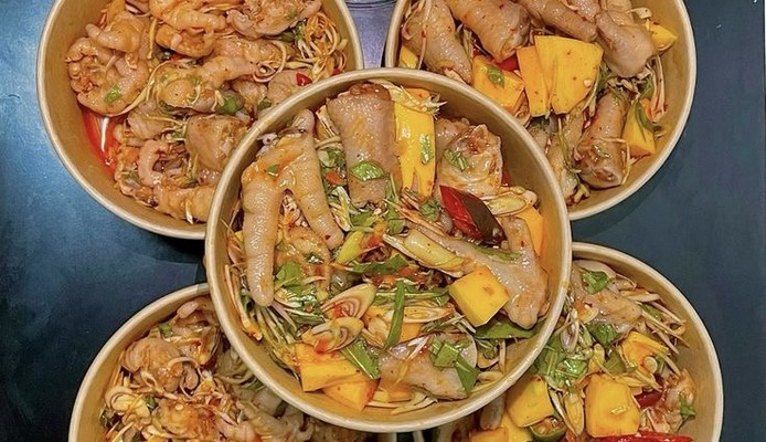 Ăn Vặt Nhà HANA - Chân Gà Sốt Thái & Cá Viên Chiên - Hiệp Thành 1