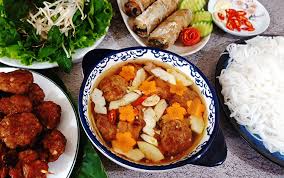 Bún Chả - Bún Thịt Nướng & Thịt Xiên Cây Dâu