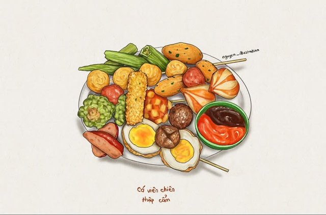 Cá Viên Chiên & Mì Trộn - YẾN