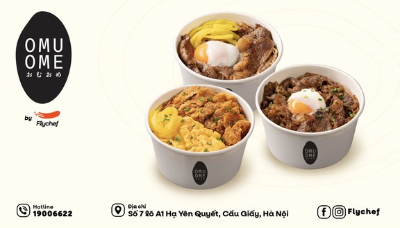 Omu Ome - Cơm Trứng Phủ - Flychef - 99 Nguyễn Văn Lộc