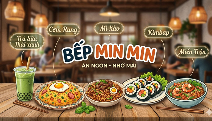Bếp Min Min - Cơm Rang, Trà Sữa Thái & Kimbap - Trung Hành