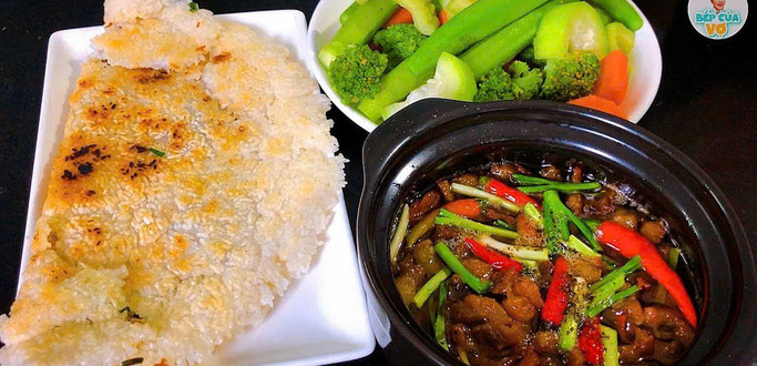 Cơm Cháy Kho Quẹt Vị Quê