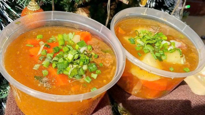 Bún Thịt Nướng AT - Bún Thị Nướng Mix Chả Giò