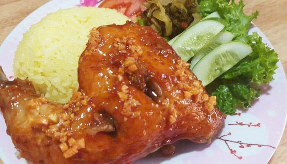 Cơm Gà Xối Mỡ A Hùng - Đường NA12