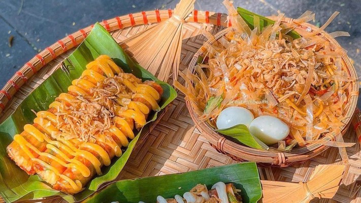 Bánh Tráng Cuốn Trộn & Trứng Lòng Đào Ú Ù Muội - Lê Văn Sỹ