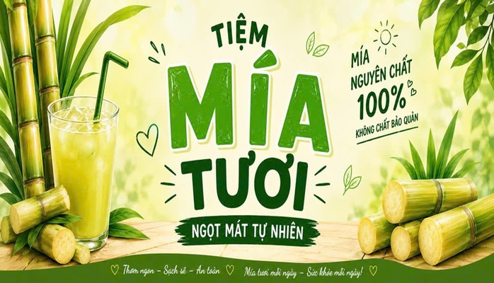 Tiệm Mía Tươi - 24 Nguyễn Lữ