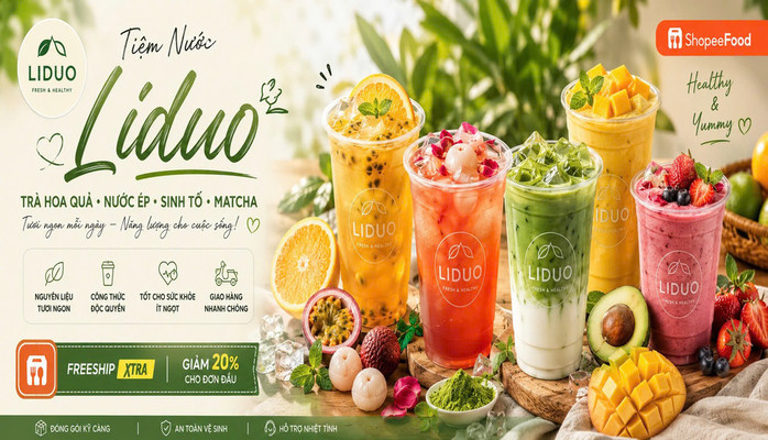 Tiệm Nước LIDUO - Trà Hoa Quả, Nước Ép & Sinh Tố - 153A Bạch Mai
