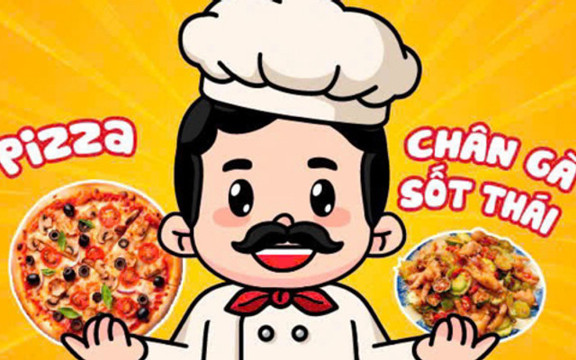 Pizza & Chân Gà Sốt Thái Quyên 2