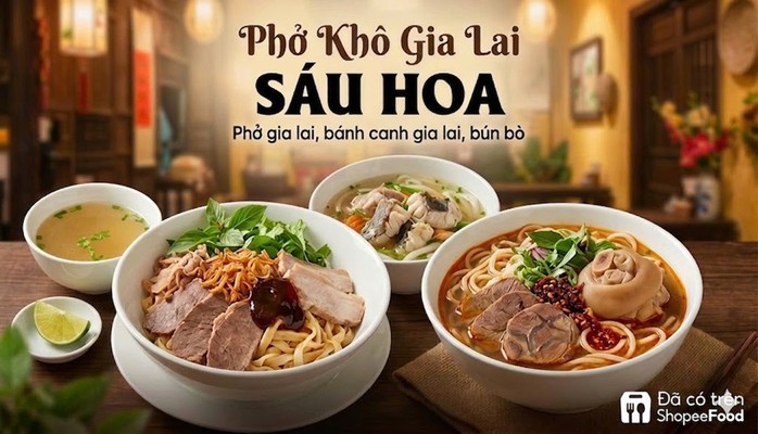 Phở Khô Gia Lai Sáu Hoa - 92 Hoàng Văn Thụ