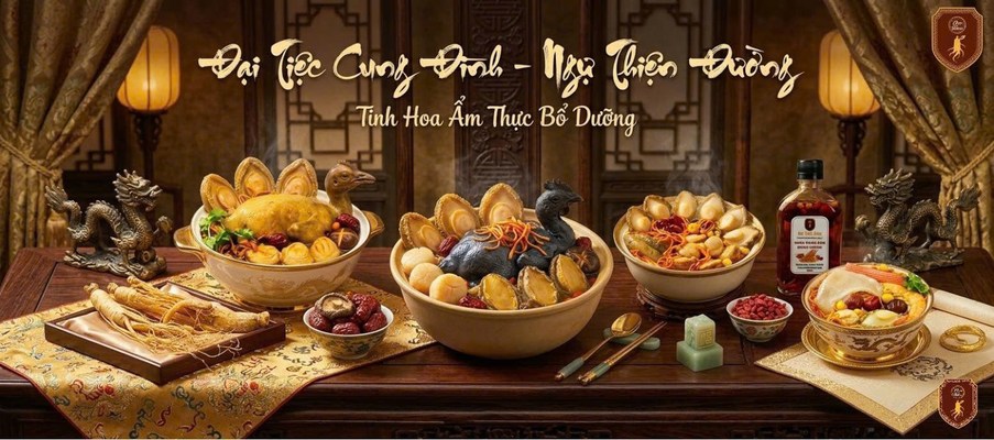 Ngự Thiện Đường - Súp Bào Ngư Vi Cá Hải Sâm Gà Ác Bồ Câu Tiềm
