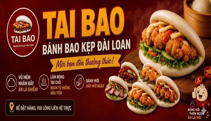 Bánh Bao Kẹp Đài Loan Tai Bao - 365 Hoàng Văn Thụ