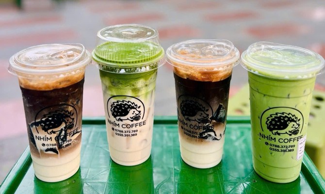 Nhím Coffee - Trà Vải & Kem Cheese - Trần Phú