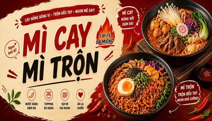 Ăn Đêm Đường Luồng - Mì Cay & Mì Trộn - 108/16 Nguyễn Thái Học