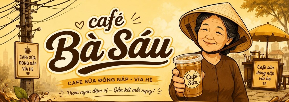 Cafe Đóng Lon Bà Sáu