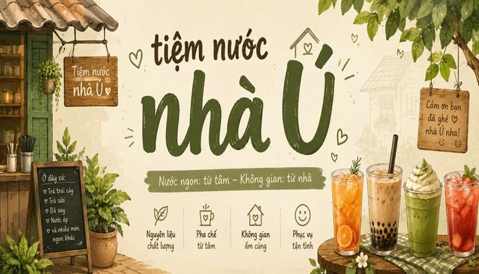 Tiệm Nước Nhà Ú - 284 Lê Hồng Phong