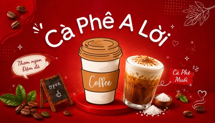 Cà Phê A Lời - Cà Phê Muối, Cacao Muối & Nước Ép Trái Cây