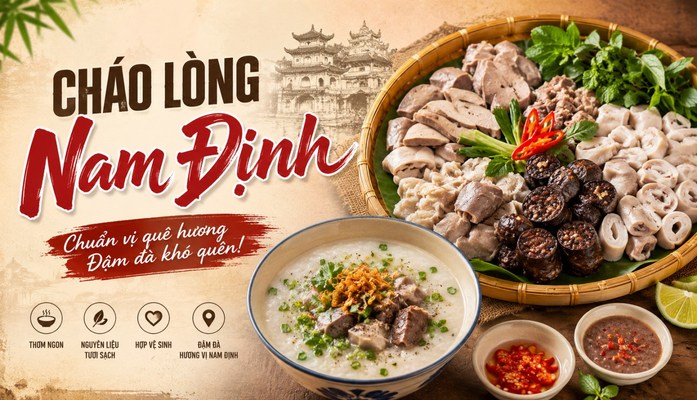 Cháo Lòng Nam Định - 182 Hà Huy Tập