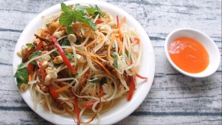 Gỏi Đu Đủ & Tôm Sứa Sốt Thái Dĩ An - Bình Hòa 30