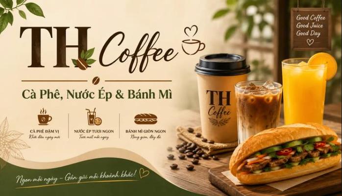 TH Coffee - Cà Phê, Nước Ép & Bánh Mì