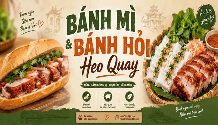 Bánh Mì & Bánh Hỏi Heo Quay - Nguyễn Tri Phương