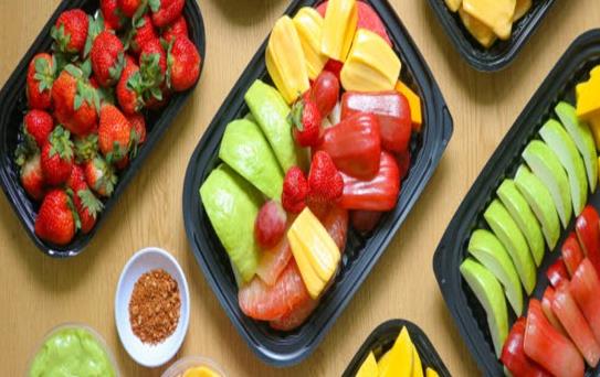 Mẩu Trà - Hoa Quả Gọt Sẵn - Đường Bái