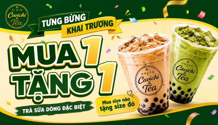 Cavichi & Tea - Trà Sữa & Ăn Vặt - 209 Hùng Vương