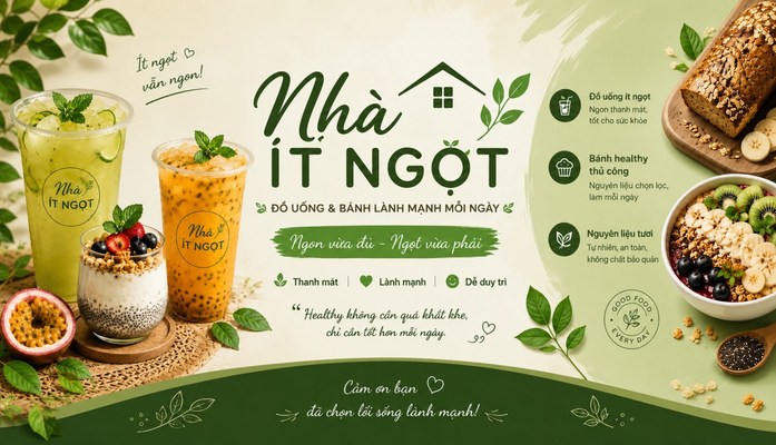 Nhà Ít Ngọt - Sữa Hạt Tươi - 79 Trần Phước Thành
