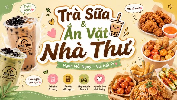 Trà Sữa & Ăn Vặt Nhà Thư