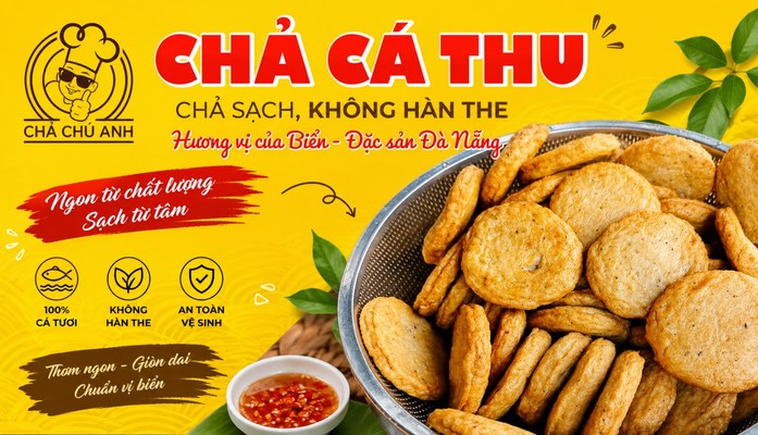 Tiệm Chả Cá Thu Chiên Nóng - Chú Anh