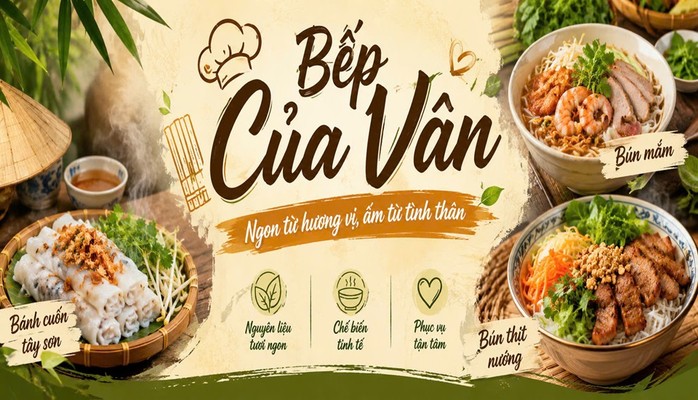 Bếp Của Vân - Bánh Cuốn Tây Sơn, Bún Mắm & Bún Thịt Nướng