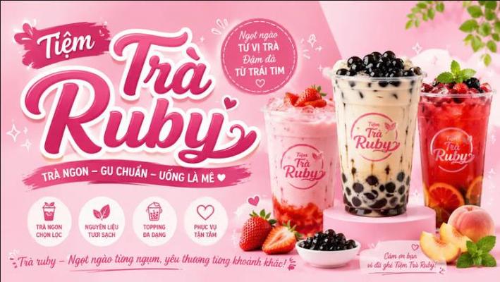 Tiệm Trà Ruby - Phú Lợi