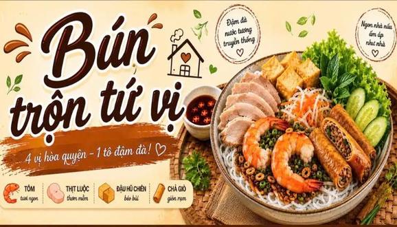 Bún Trộn Tứ Vị - Lê Quý Đôn