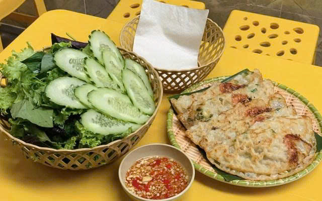 Bánh Xèo Quảng Ngãi ( Định Hoà ) - Chả Ram & Ram Bắp