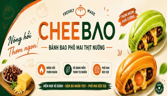 Cheebao - Bánh Bao Phô Mai Thịt Nướng