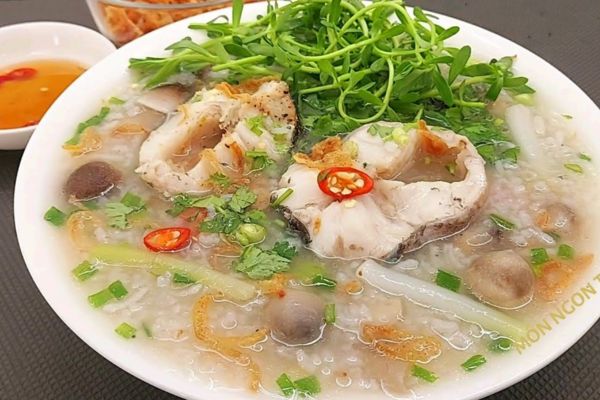 CHÁO CÁ LÓC RAU ĐẮNG - HT06
