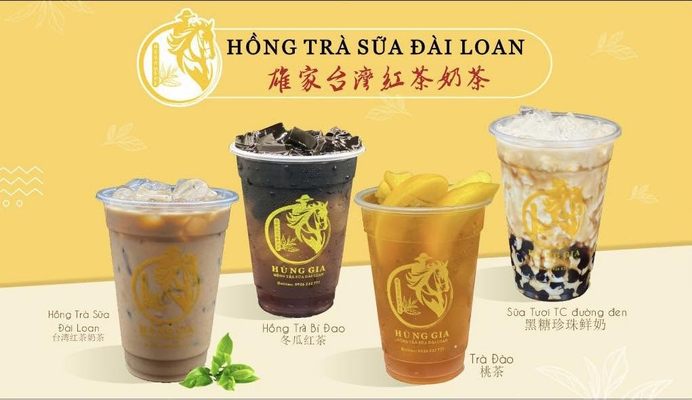 Hồng Trà Sữa Đài Loan - Hùng Gia