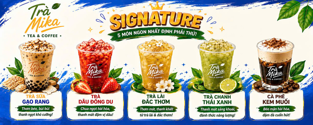 TRÀ MIKA TEA & COFFEE - 30 TRẦN ĐỨC THẢO